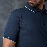 LCY | AW STRUCTURED STRIPE PIQUE POLO LCY