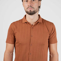 LCY | TEXTURED STRIPE SHIRT