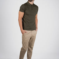 LCY | TEXTURED VERTICAL STRIPE POLO LCY