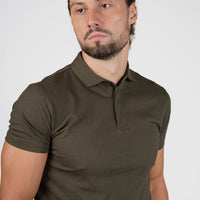 LCY | TEXTURED VERTICAL STRIPE POLO LCY