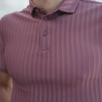 LCY | TEXTURED STRIPE POLO LCY