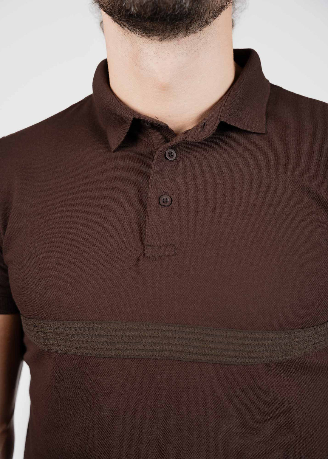 LCY | ISLAND RAYS DEPTH STRIPED POLO