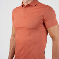 LCY | TEXTURED VERTICAL STRIPE POLO LCY