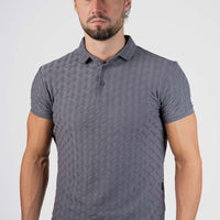 LCY | ISLAND RAYS TEXTURED POLO