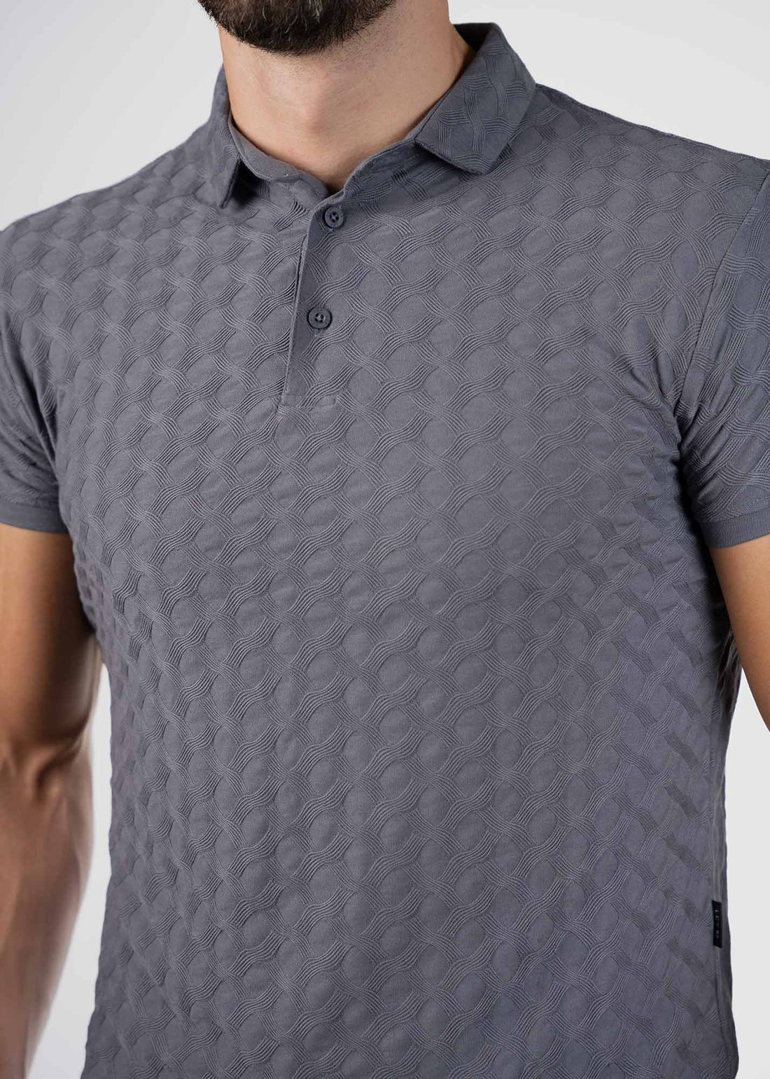 LCY | ISLAND RAYS TEXTURED POLO