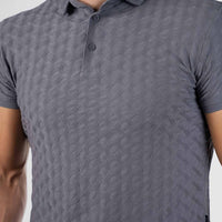 LCY | ISLAND RAYS TEXTURED POLO