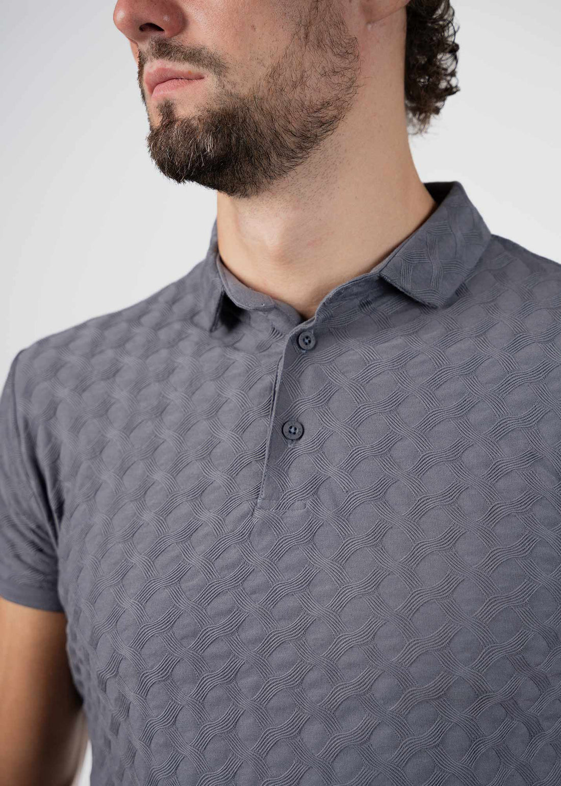 LCY | ISLAND RAYS TEXTURED POLO