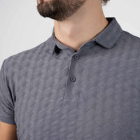 LCY | ISLAND RAYS TEXTURED POLO