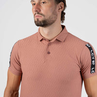 LCY | ISLAND RAYS TONELY TEXTURED POLO