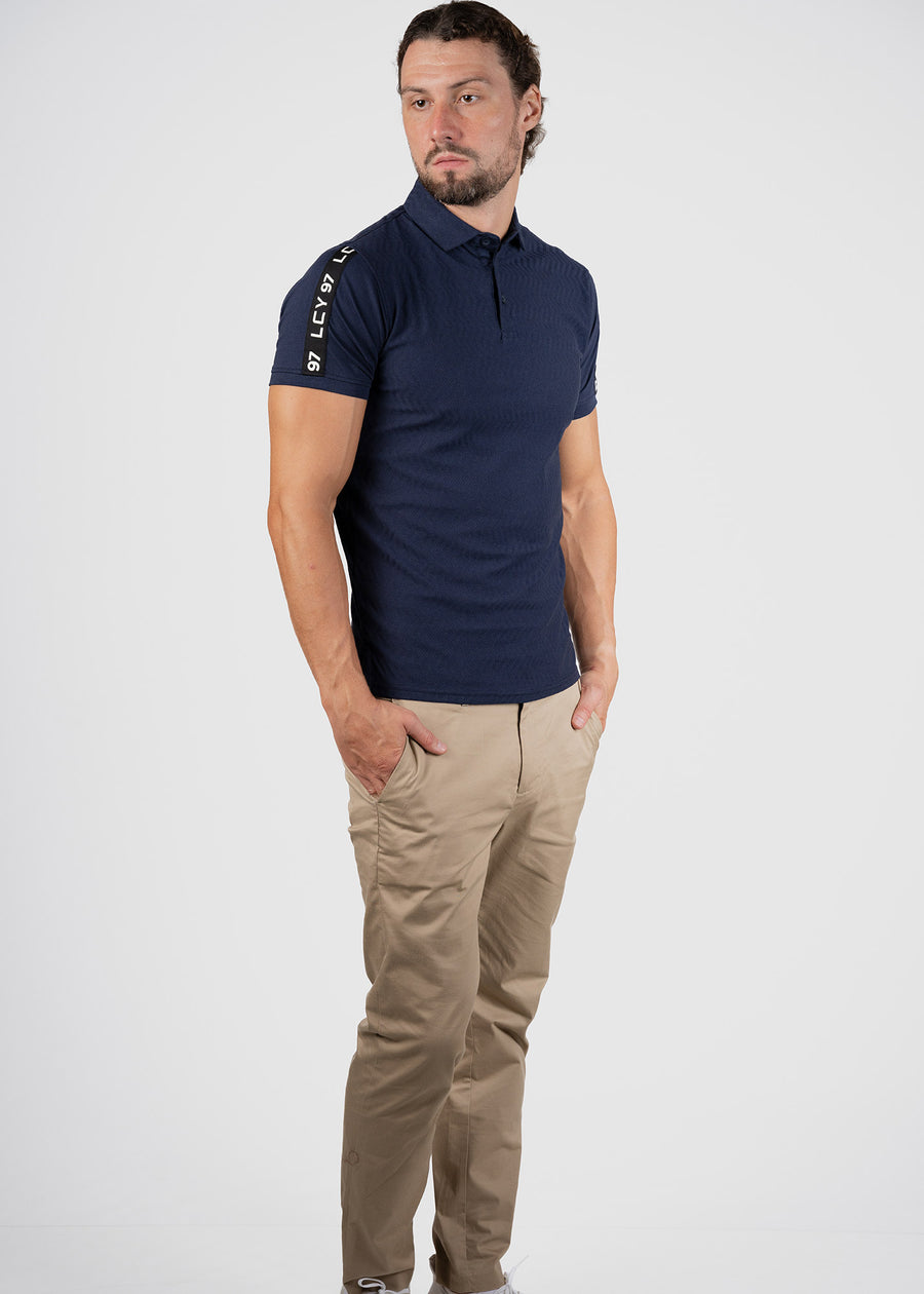 LCY | ISLAND RAYS TONELY TEXTURED POLO