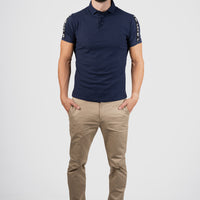 LCY | ISLAND RAYS TONELY TEXTURED POLO