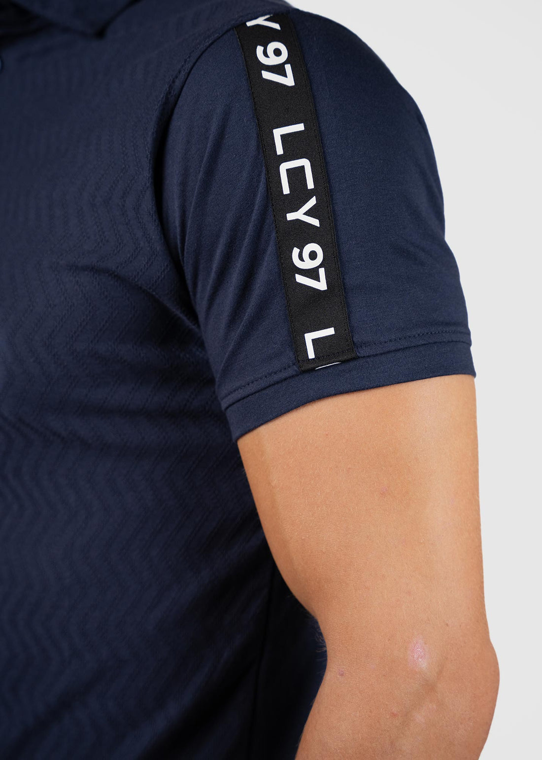 LCY | ISLAND RAYS TONELY TEXTURED POLO