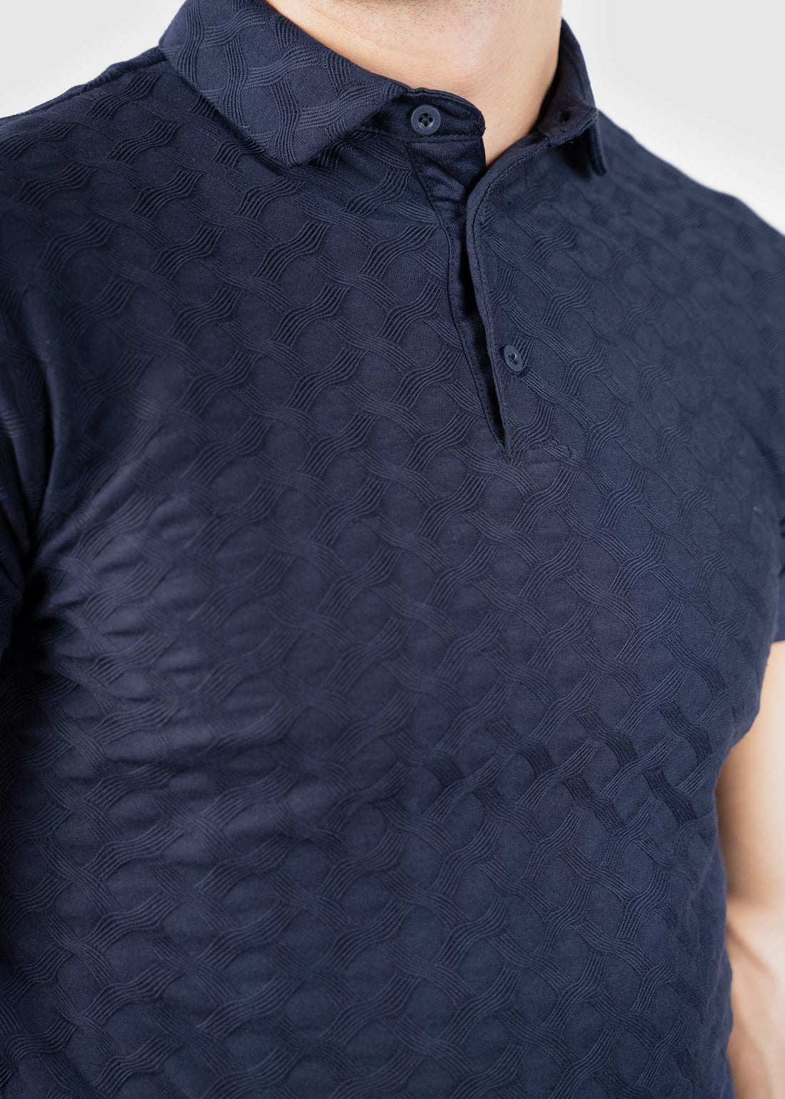 LCY | ISLAND RAYS TEXTURED POLO