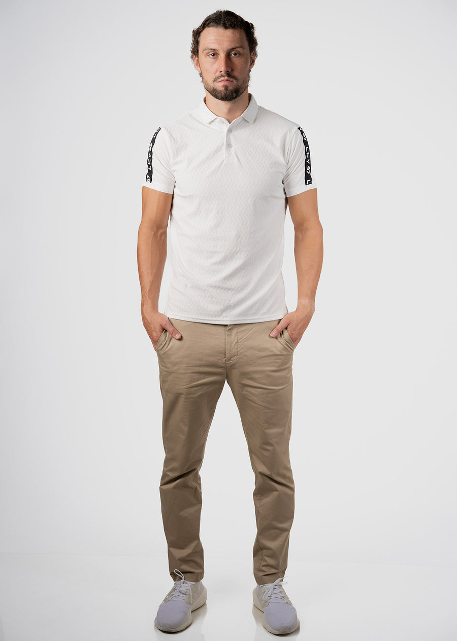 LCY | ISLAND RAYS TONELY TEXTURED POLO