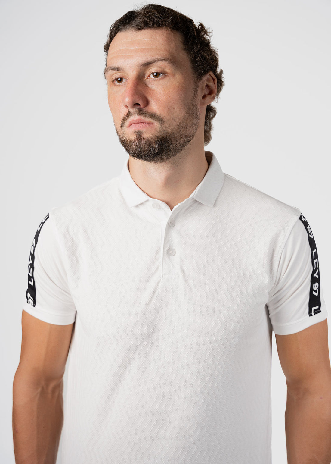 LCY | ISLAND RAYS TONELY TEXTURED POLO