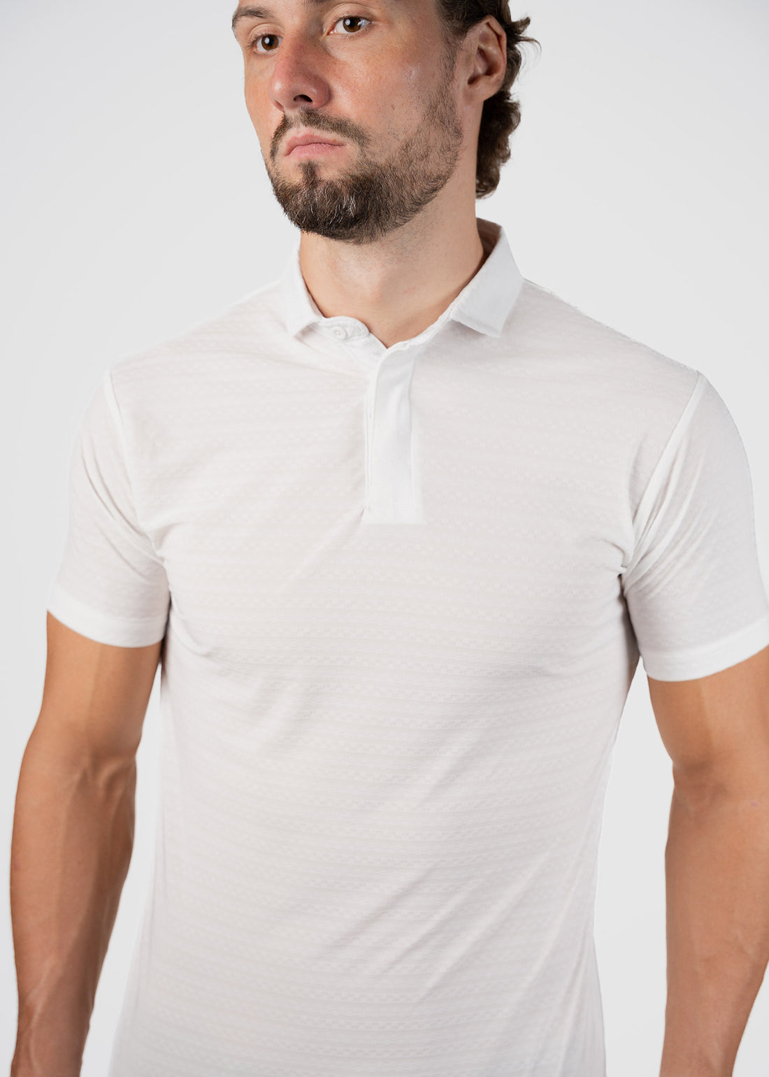 LCY | SATIN TEXTURED POLO