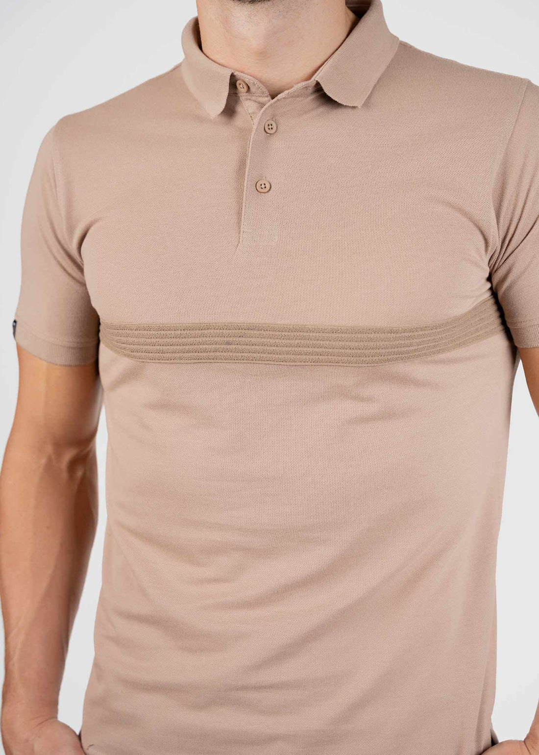 LCY | ISLAND RAYS DEPTH STRIPED POLO