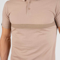 LCY | ISLAND RAYS DEPTH STRIPED POLO