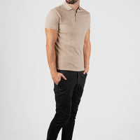 LCY | TEXTURED VERTICAL STRIPE POLO LCY