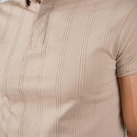 LCY | TEXTURED VERTICAL STRIPE POLO LCY