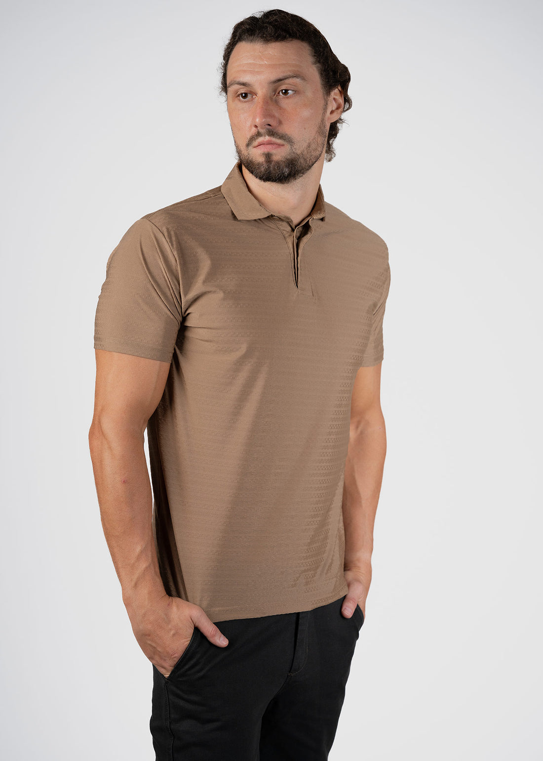 LCY | SATIN TEXTURED POLO