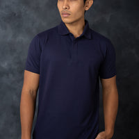 LCY | JAQUARD COLLAR BASIC POLO LCY