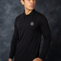 LCY | TEXTURED LONG SLEEVE POLO LCY