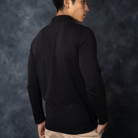 LCY | TEXTURED LONG SLEEVE POLO LCY