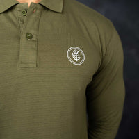 LCY | TEXTURED LONG SLEEVE POLO LCY