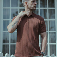 LCY | STRUCTURED JAQUARD STRIPE POLO (Copy) LCY