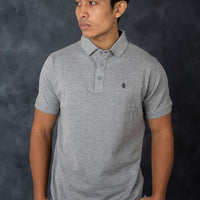 LCY | POP-CORN KNIT CONTARST POLO LCY