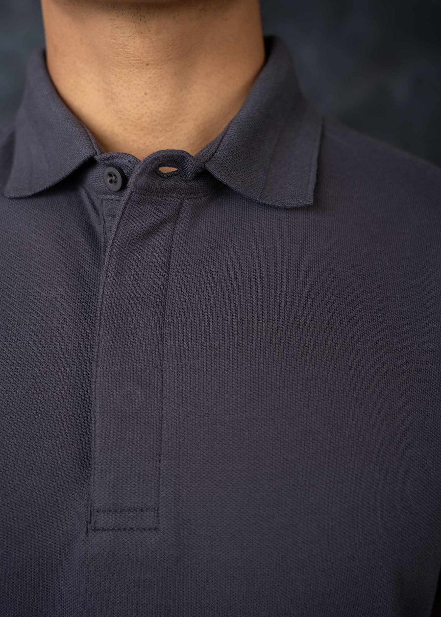 LCY | JAQUARD COLLAR BASIC POLO LCY