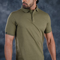 LCY | AW HONEYCOMB STRUCTURED POLO LCY