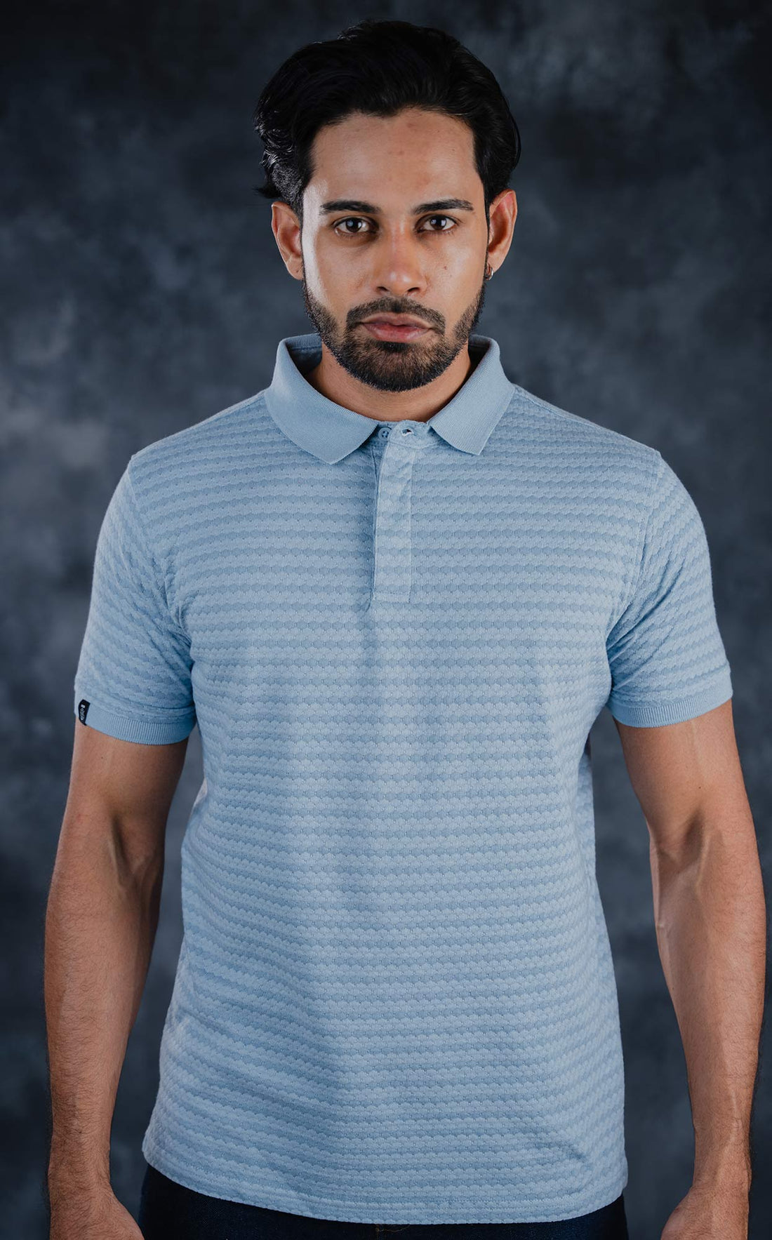 LCY | AW HONEYCOMB STRUCTURED POLO LCY