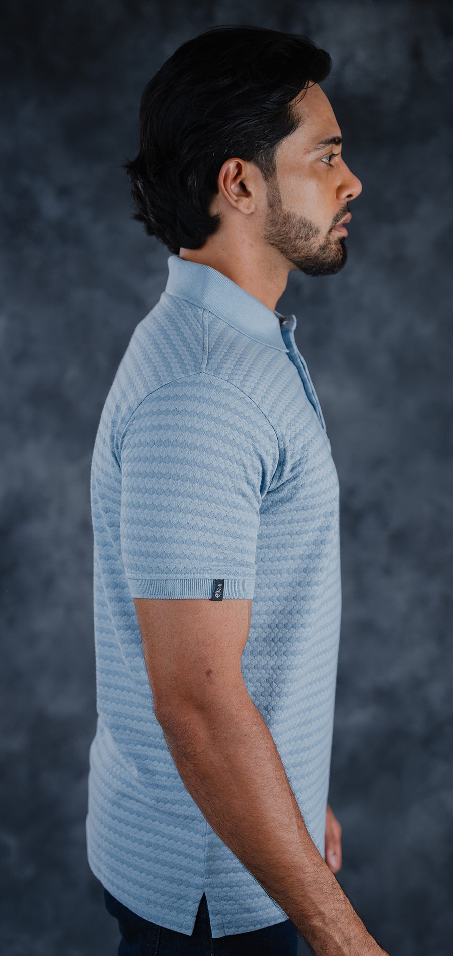 LCY | AW HONEYCOMB STRUCTURED POLO LCY