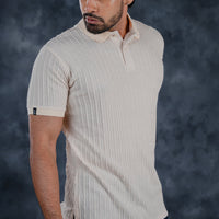 LCY | STRUCTURED JAQUARD STRIPE POLO (Copy) LCY