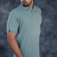 LCY | STRUCTURED JAQUARD STRIPE POLO LCY