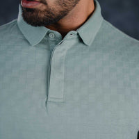 LCY | AW CHECKERED TEXTURE POLO LCY