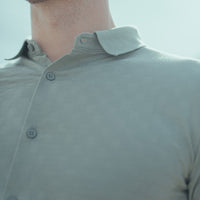 LCY | AW CHECKERED TEXTURE POLO LCY