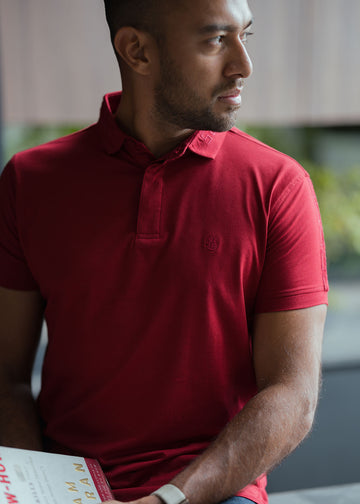 LCY | Embroidered Collar Polo LCY