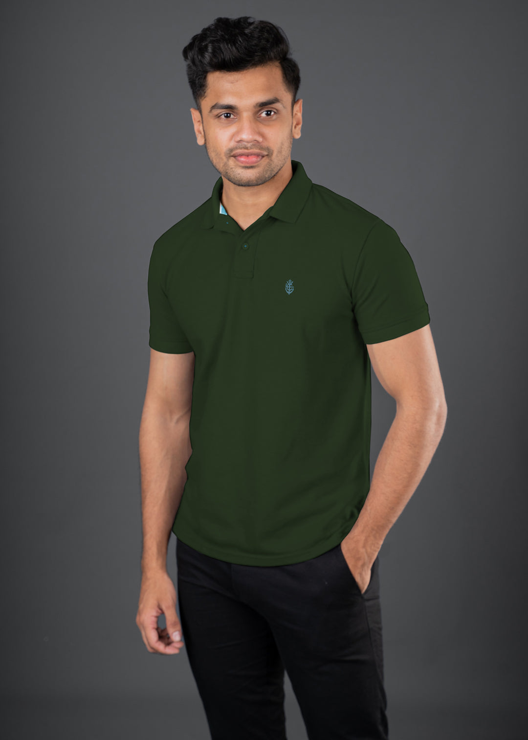 LCY | Stand Up Basics Contrast Logo Polo LCY