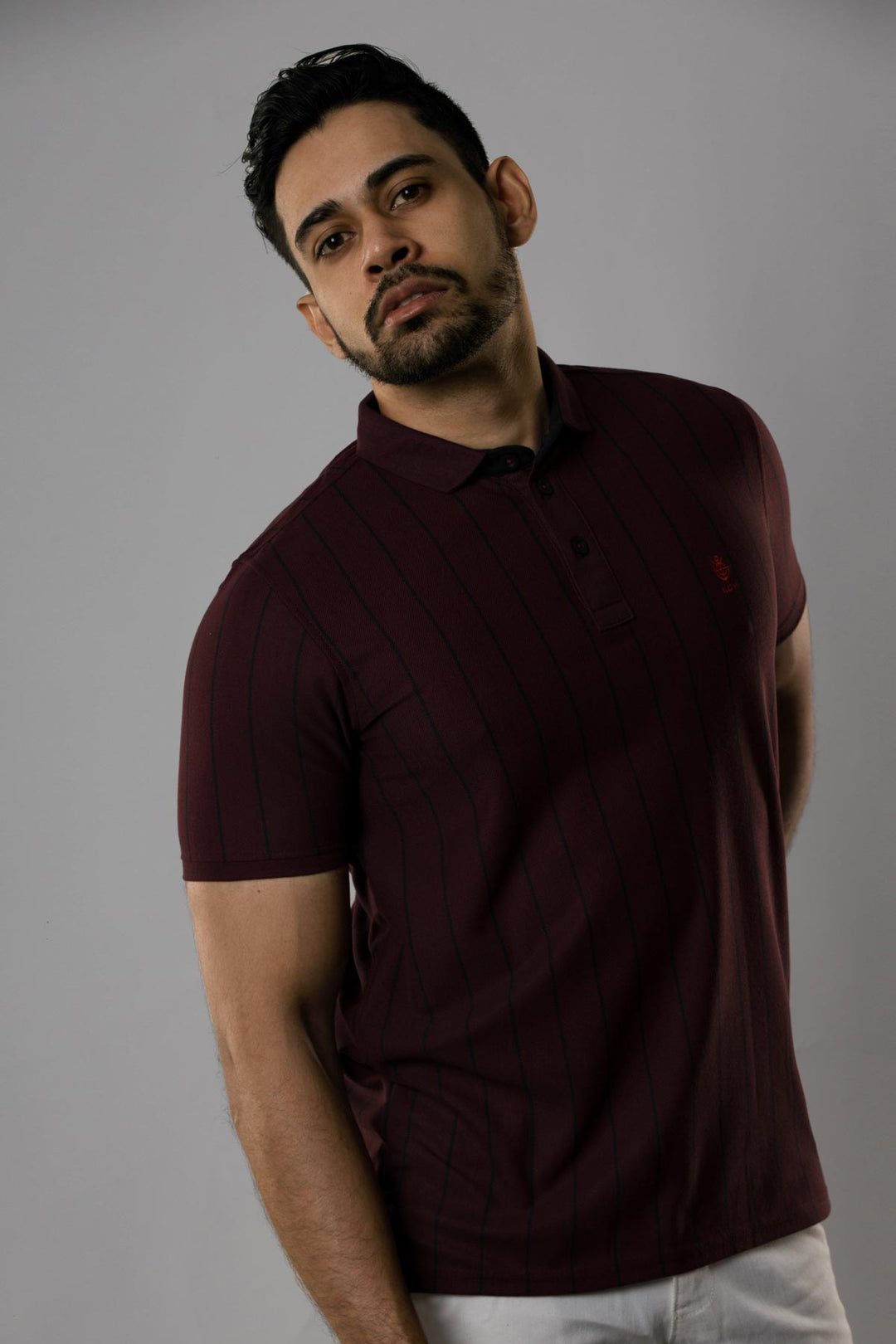 LCY | Vertical Line Classics premium pique polo LCY