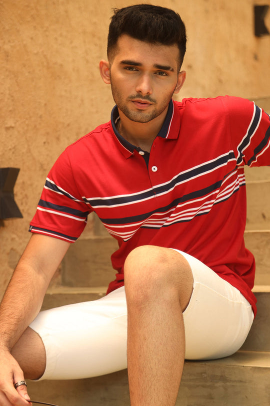 LCY Polo Pique Tipping Collar | 6300 LCY