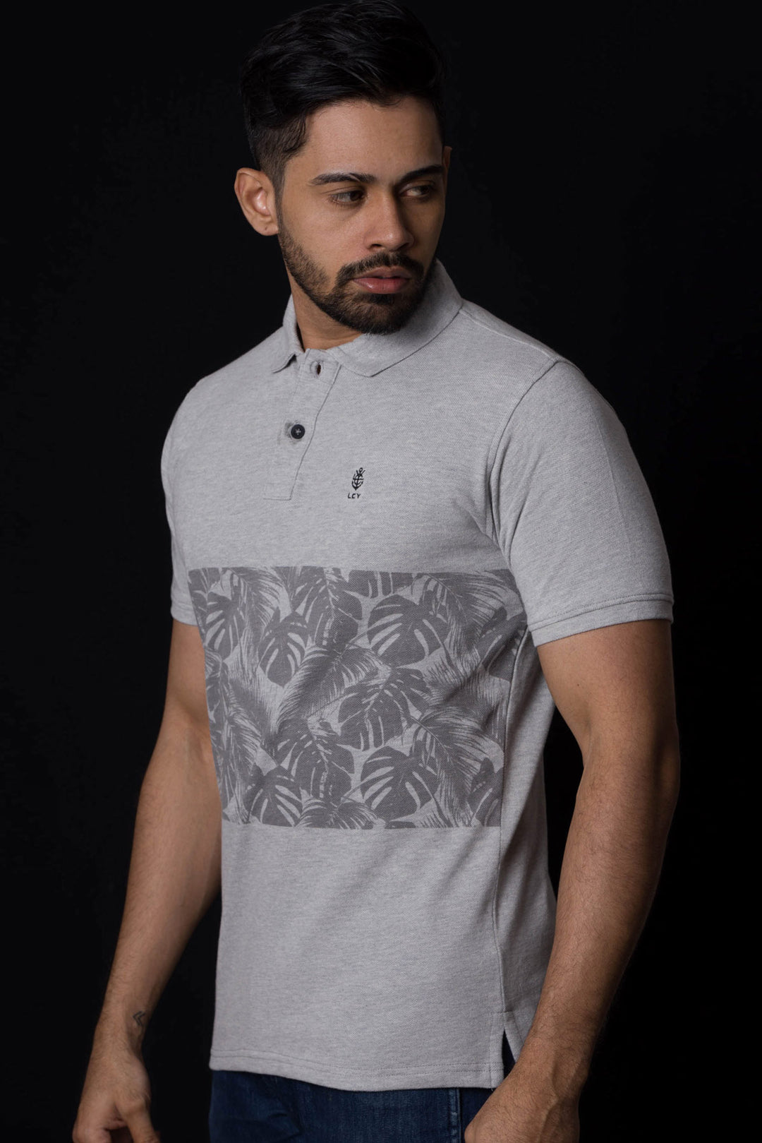 LCY | FALL22 Classic Tropical Core Print Polo LCY