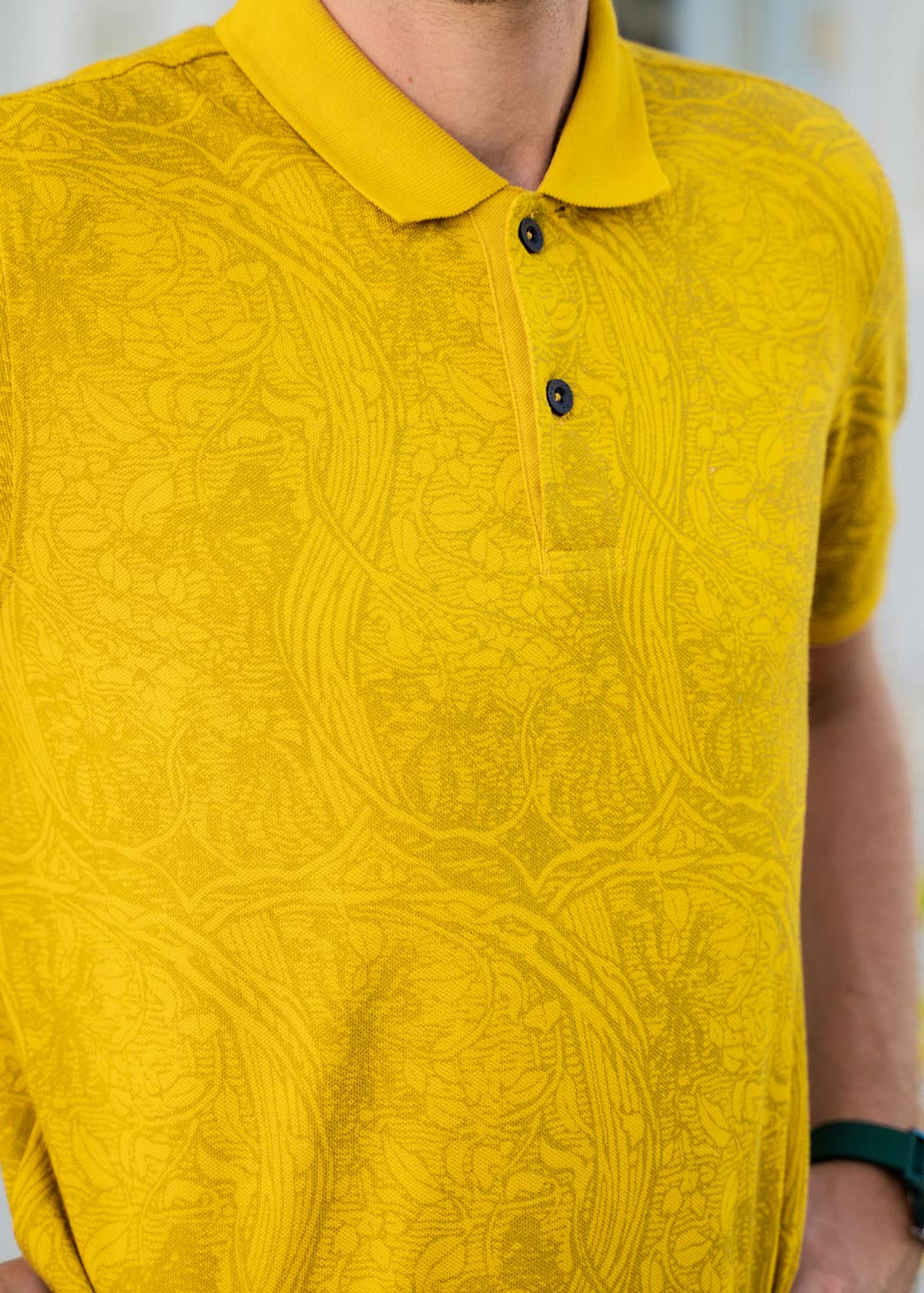Elevated Summer Tropical AOP Polo LCY
