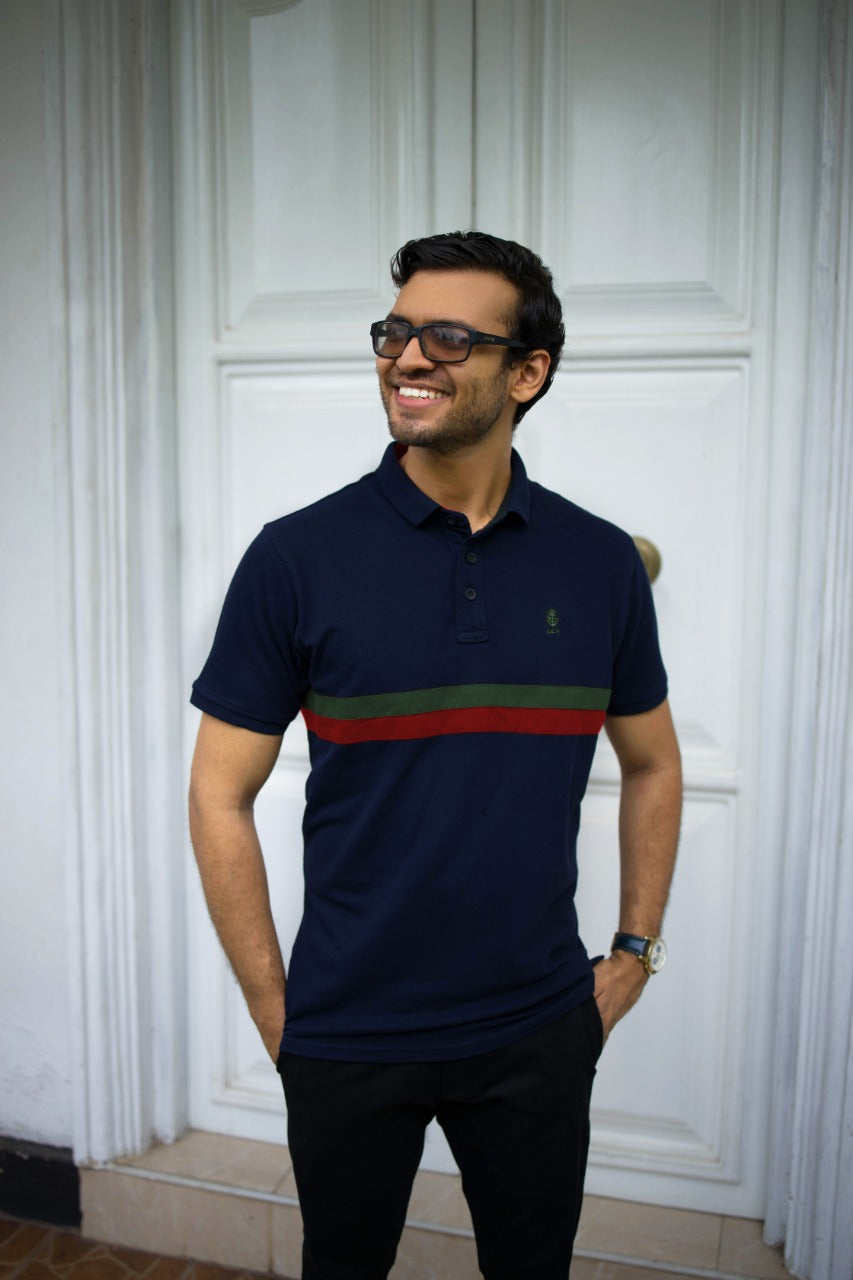 LCY | Premium Edition Two-Toned Cut Cotton Polo LCY