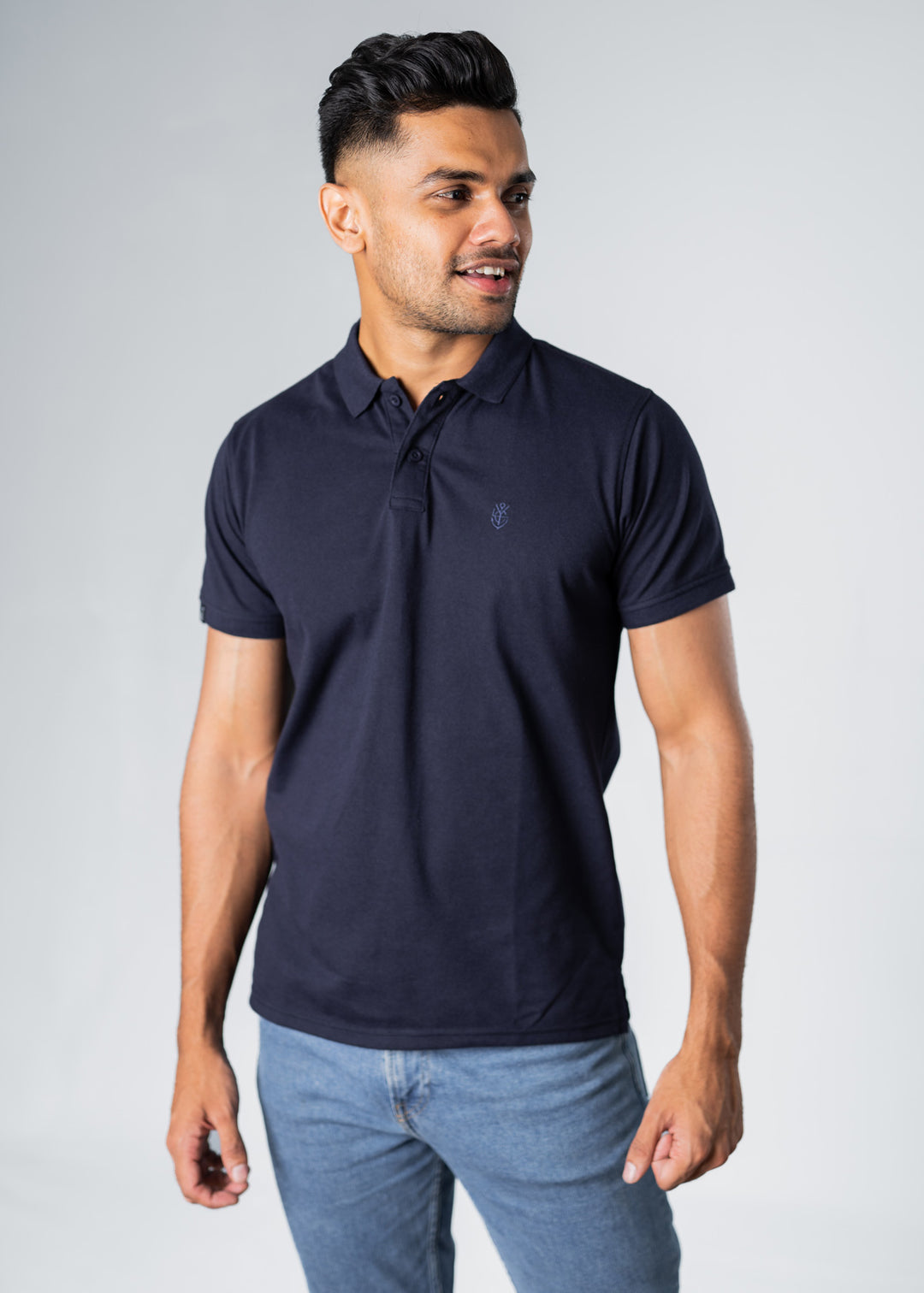 LCY | Elevated Summer Jacquard Collar-Cuff Polo LCY