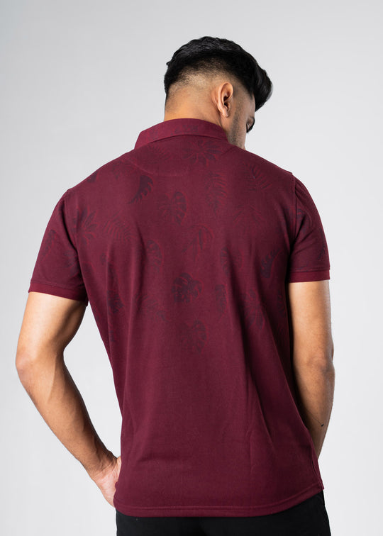 Elevated Summer Tonely Dark AOP POLO LCY