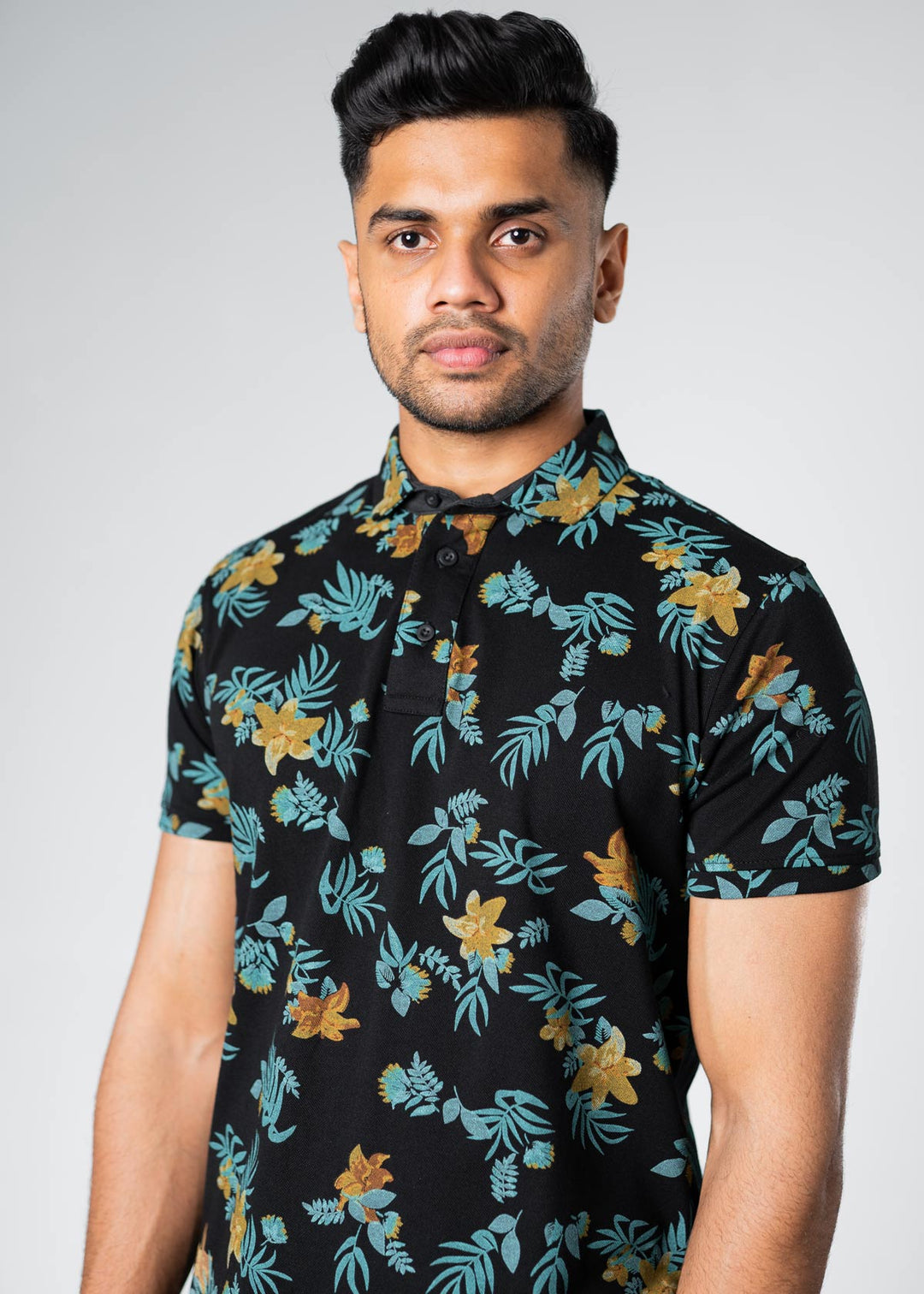Elevated Summer Leaf-Silhouette Polo LCY