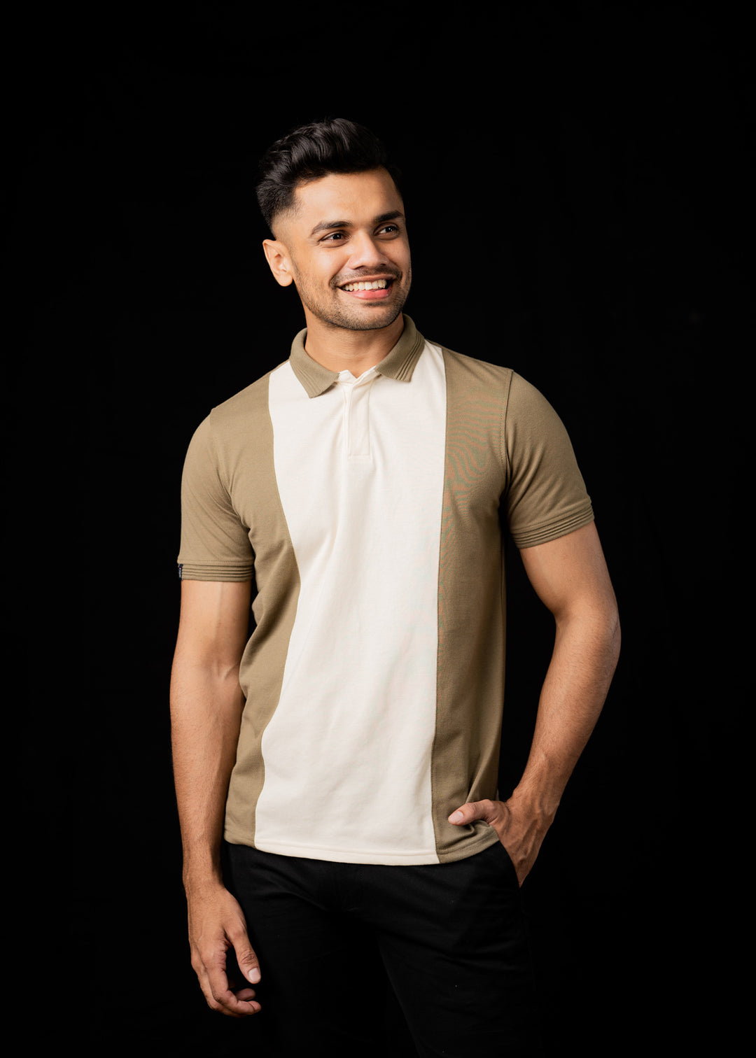 Elevated Summer Dual-Colour Retro Polo LCY